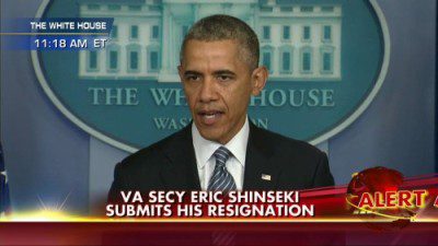 President obama speaks on the news about his resignation.